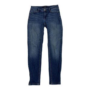 White House Black Market 0 Jeans Skinny Leg Dark